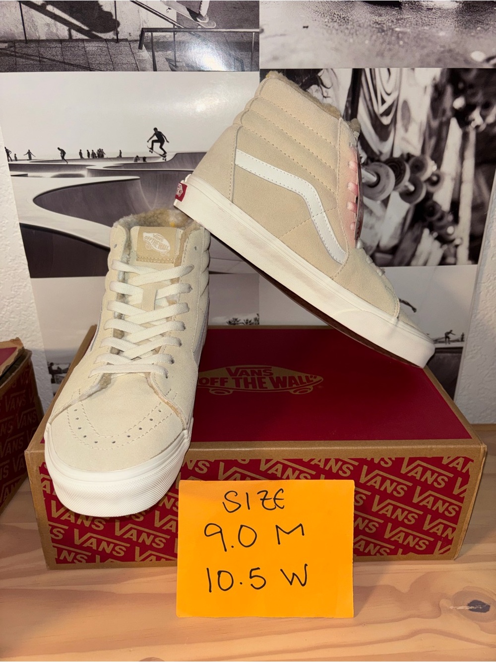 Vans Sk8-Hi sz 9.0 Men’s 10.5 Woman